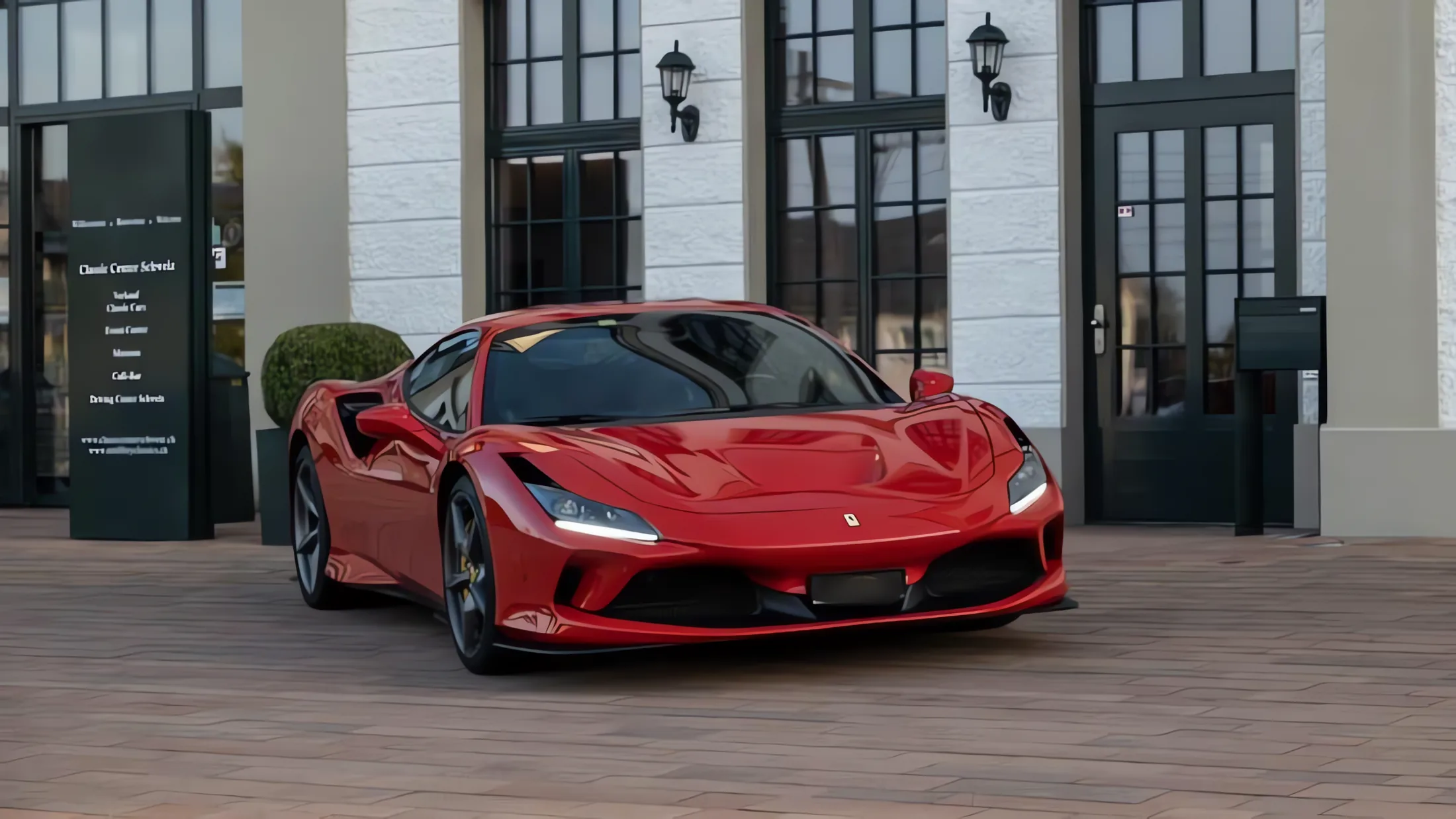 Location Ferrari F8 Tributo pour événement à Montbéliard
