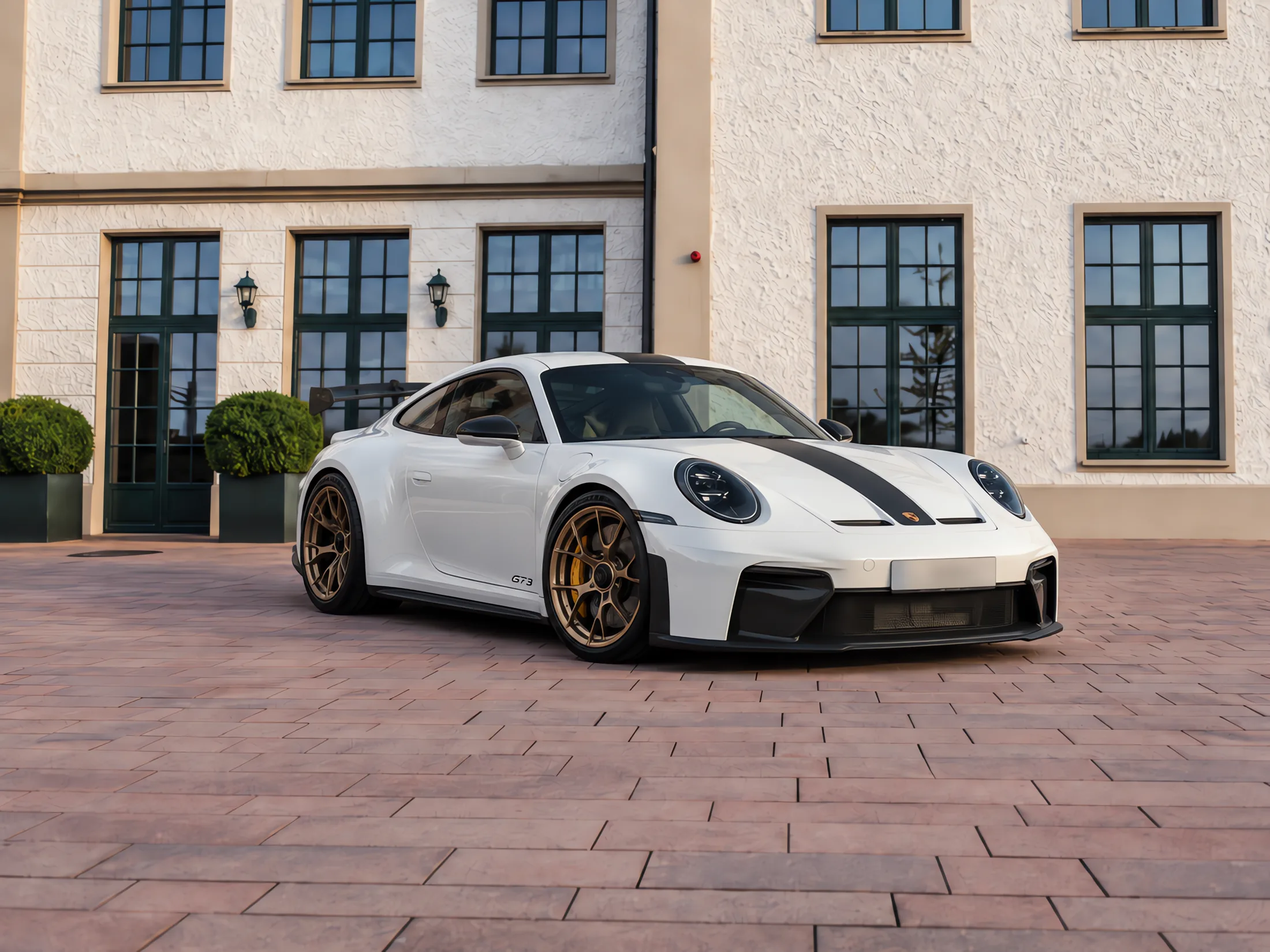 Porsche 911 GT3 blanche